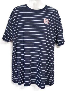 Strange Planet Alien Striped Tee Nathan W Pyle Unisex 2XL Embroidered Logo Shirt